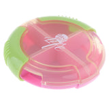 Max Travel Portable Mini Dispenser Case Pill Box Tablet Organizer Holder Pink