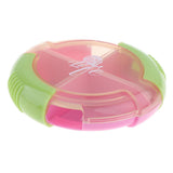 Max Travel Portable Mini Dispenser Case Pill Box Tablet Organizer Holder Pink