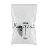 Max 2pcs Jade Face Massage Double Roller Guasha Massager Board Kit  Gold