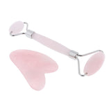 Max Jade Massage Roller Gua Sha Scraping Tool Anti-Aging Body Massage Silver