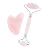 Max Jade Massage Roller Gua Sha Scraping Tool Anti-Aging Body Massage Silver