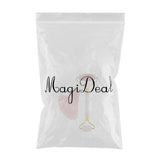 Max 2pcs Jade Face Massage Double Roller Guasha Massager Board Set Pink