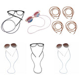 Max 4 Pieces Eyeglass Sunglasses Cord Chain Glasses Holder String Rope Dark Blue - Aladdin Shoppers
