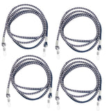Max 4 Pieces Eyeglass Sunglasses Cord Chain Glasses Holder String Rope Dark Blue - Aladdin Shoppers