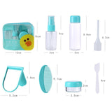 Max Portable Travel Empty Bottle Set With Bag For Makeup Shampoo Shower Lotions - Aladdin Shoppers