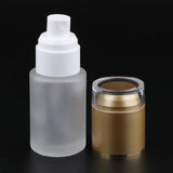 Max 5Pcs Glass spray Bottles Refillable Cosmetic Container Leakproof 30ml Golden - Aladdin Shoppers
