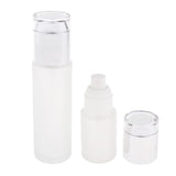 Max 2 Pieces Glass spray Bottles Refillable Cosmetic Container 30ml/80ml Silve - Aladdin Shoppers