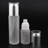 Max 2 Pieces Glass spray Bottles Refillable Cosmetic Container 30ml/80ml Silve - Aladdin Shoppers