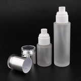 Max 2 Pieces Glass spray Bottles Refillable Cosmetic Container 30ml/80ml Silve - Aladdin Shoppers
