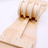 Maxbell Professional Anti-Slip Natural Wood Yoga Exercise Fitness Balance Trainers Board Rocker Board