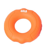 Max Finger Gripper Strengthener Hand Muscle Grip Exerciser Ring Orange 60LB