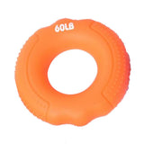 Max Finger Gripper Strengthener Hand Muscle Grip Exerciser Ring Orange 60LB