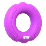 Finger Gripper Strengthener Hand Muscle Grip Exerciser Ring Purple 80LB