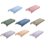 Max Reusable Washable Cotton Acupuncture Massage Table Bed Pad Cover Blue