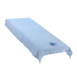 Max Reusable Washable Cotton Acupuncture Massage Table Bed Pad Cover Blue
