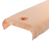Max Reusable Washable Cotton Acupuncture Massage Table Bed Pad Cover Brown