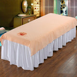 Max Reusable Washable Cotton Acupuncture Massage Table Bed Pad Cover Brown