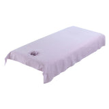 Reusable Washable Cotton Acupuncture Massage Table Bed Pad Cover Purple