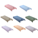 Max Washable Cotton Acupuncture Massage Table Bed Fitted Pad Cover Sheet Blue