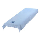 Max Washable Cotton Acupuncture Massage Table Bed Fitted Pad Cover Sheet Blue