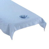 Max Washable Cotton Acupuncture Massage Table Bed Fitted Pad Cover Sheet Blue