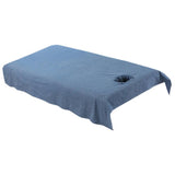Max Washable Cotton Acupuncture Massage Table Bed Fitted Pad Cover Sheet Dark Blue