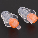 Max Silicone Ear Plug Noise Cancelling Sound Blocking Hearing Protection orange