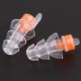 Max Silicone Ear Plug Noise Cancelling Sound Blocking Hearing Protection orange