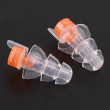 Max Silicone Ear Plug Noise Cancelling Sound Blocking Hearing Protection orange