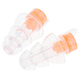 Max Silicone Ear Plug Noise Cancelling Sound Blocking Hearing Protection orange