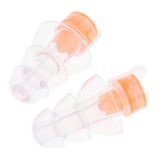 Max Silicone Ear Plug Noise Cancelling Sound Blocking Hearing Protection orange