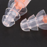Max Silicone Ear Plug Noise Cancelling Sound Blocking Hearing Protection orange