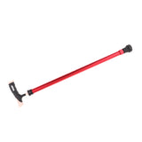 Adjustable Alloy Walking Stick Elderly Cane Hiking Trekking Pole Red