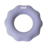 Max Silicone Hand Finger Grip Ring Muscle Power Training Exerciser Gray 95LB - Aladdin Shoppers