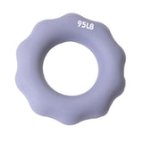 Max Silicone Hand Finger Grip Ring Muscle Power Training Exerciser Gray 95LB - Aladdin Shoppers
