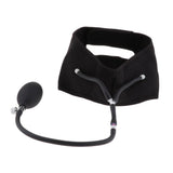 Max Inflatable Facial Shaper Belt V Line Slimming Strap Chin Cheek Lift Up Black - Aladdin Shoppers