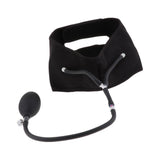 Max Inflatable Facial Shaper Belt V Line Slimming Strap Chin Cheek Lift Up Black - Aladdin Shoppers