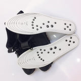 Max 1 Pair Memory Foam Shoe Inserts Massage Insole Cushion for Women Men White