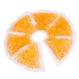 Max Reusable Breastfeeding Hot Cold Gel Ice Pack Pads For Nursing Mother Orange
