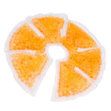 Max Reusable Breastfeeding Hot Cold Gel Ice Pack Pads For Nursing Mother Orange