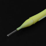 Maxbell 40 Pieces/ Box Dental Interdental Brush Tooth Pick Flosser Toothpick Sticks  Yellow 0.4mm