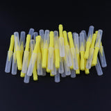 Maxbell 40 Pieces/ Box Dental Interdental Brush Tooth Pick Flosser Toothpick Sticks  Yellow 0.4mm