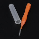 Maxbell 40 Pieces/ Box Dental Interdental Brush Tooth Pick Flosser Toothpick Sticks  Orange 0.6mm