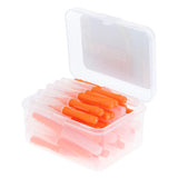 Maxbell 40 Pieces/ Box Dental Interdental Brush Tooth Pick Flosser Toothpick Sticks  Orange 0.6mm