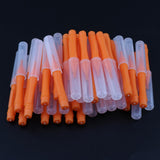 Maxbell 40 Pieces/ Box Dental Interdental Brush Tooth Pick Flosser Toothpick Sticks  Orange 0.6mm