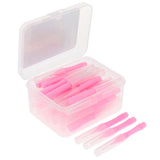 Maxbell 40 Pieces/ Box Dental Interdental Brush Tooth Pick Flosser Toothpick Sticks  Pink 0.7mm