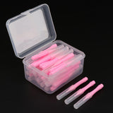 Maxbell 40 Pieces/ Box Dental Interdental Brush Tooth Pick Flosser Toothpick Sticks  Pink 0.7mm