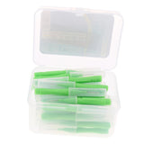 Maxbell 40 Pieces/ Box Dental Interdental Brush Tooth Pick Flosser Toothpick Sticks  Green 0.8mm