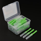 Maxbell 40 Pieces/ Box Dental Interdental Brush Tooth Pick Flosser Toothpick Sticks  Green 0.8mm