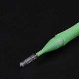 Maxbell 40 Pieces/ Box Dental Interdental Brush Tooth Pick Flosser Toothpick Sticks  Green 0.8mm